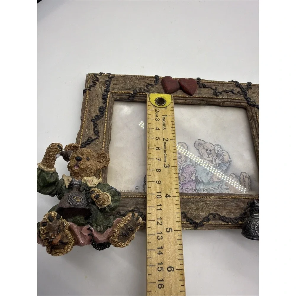 Boyds Bear Alexandra and Belle Telephone Tied Picture Frame Figurine 27355